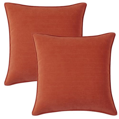 Rust Orange Cushion Cases (Set of 2)