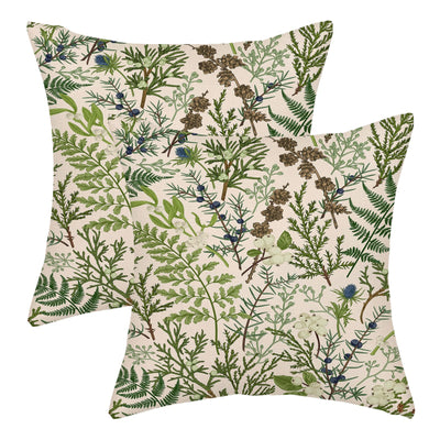 Cream Wild Floral Pillow Covers